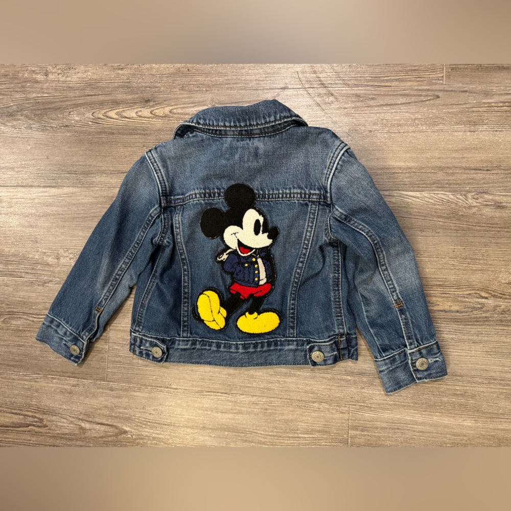 GAP Disney Mickey Mouse Denim Jacket 2T